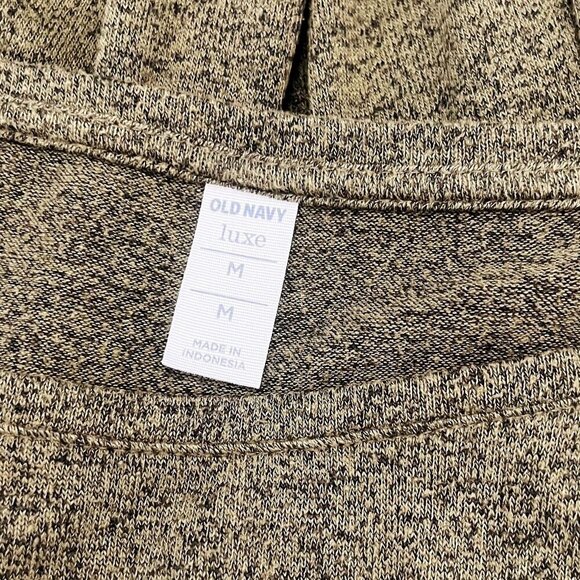 Old Navy Luxe Sweater Top Womens Size M Olive Green Marled Knit - Picture 4 of 4